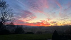L'Orée du Bois - Chambres d'hôtes à Martué (Florenville) - Merveilleux coucher de soleil